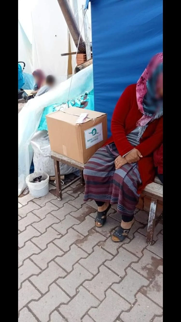Depremzedelere Dağıtım